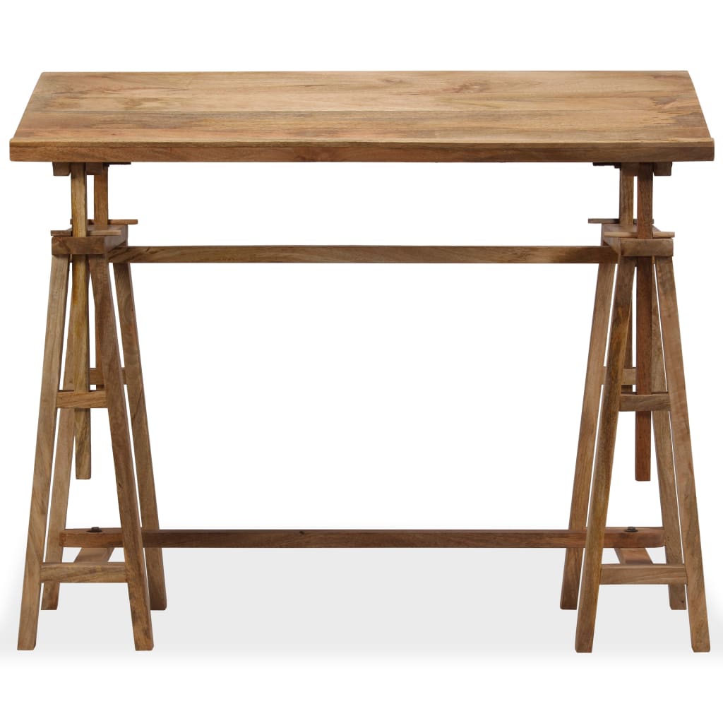 Table À Dessin Bois De Manguier Massif 116 X 50 X 76 Cm