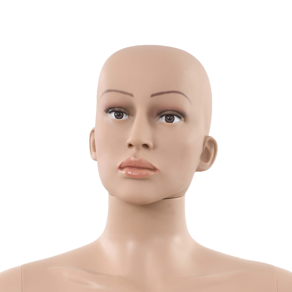 Mannequin Femme Sexy Avec Base En Verre Beige 180 Cm