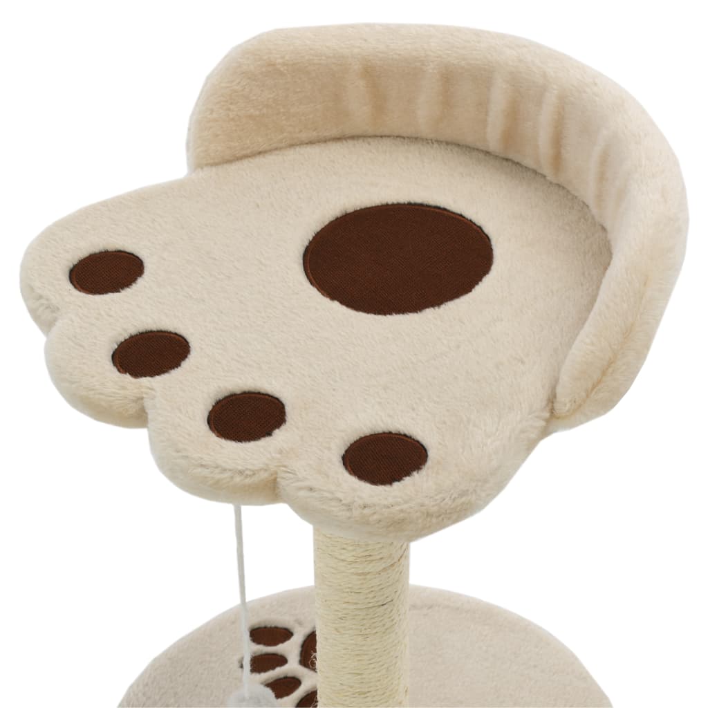 Arbre À Chat Avec Griffoir En Sisal Et Marron