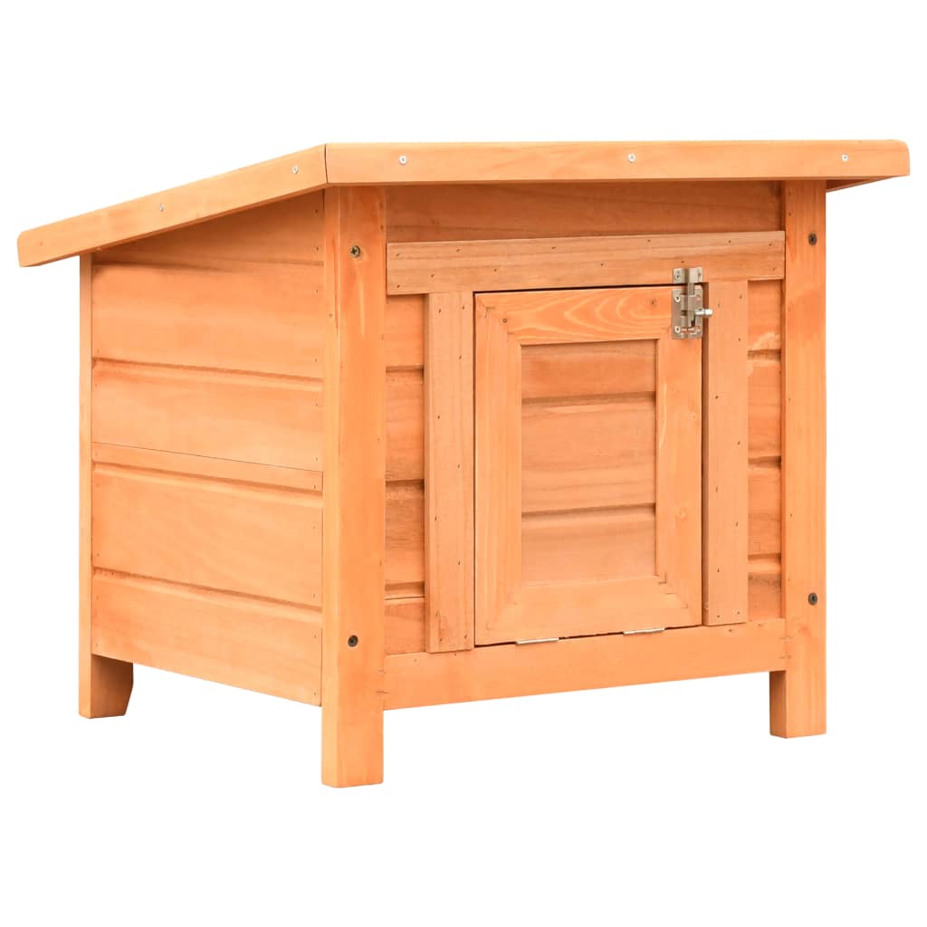 Maison De Chat Pin Massif Et Sapin 50 X 46 X 43,5 Cm