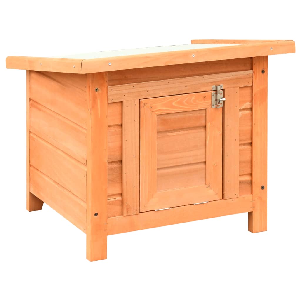 Maison De Chat Pin Massif Et Sapin 50 X 46 X 43,5 Cm