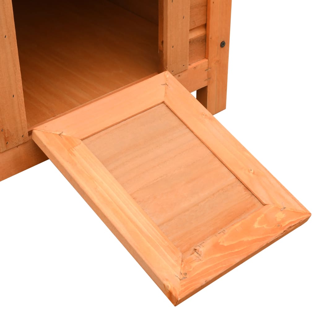 Maison De Chat Pin Massif Et Sapin 50 X 46 X 43,5 Cm