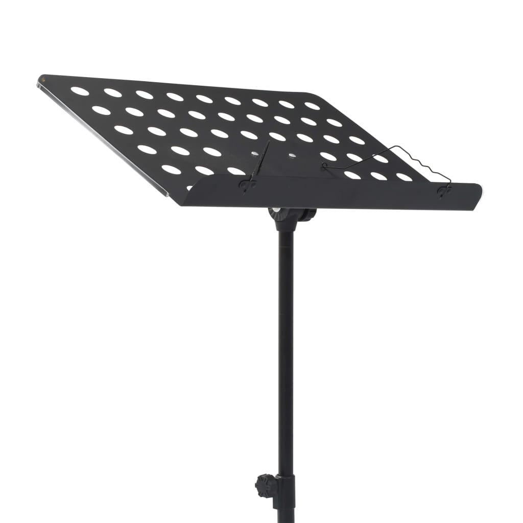 Support De Livre De Musique Noir Acier