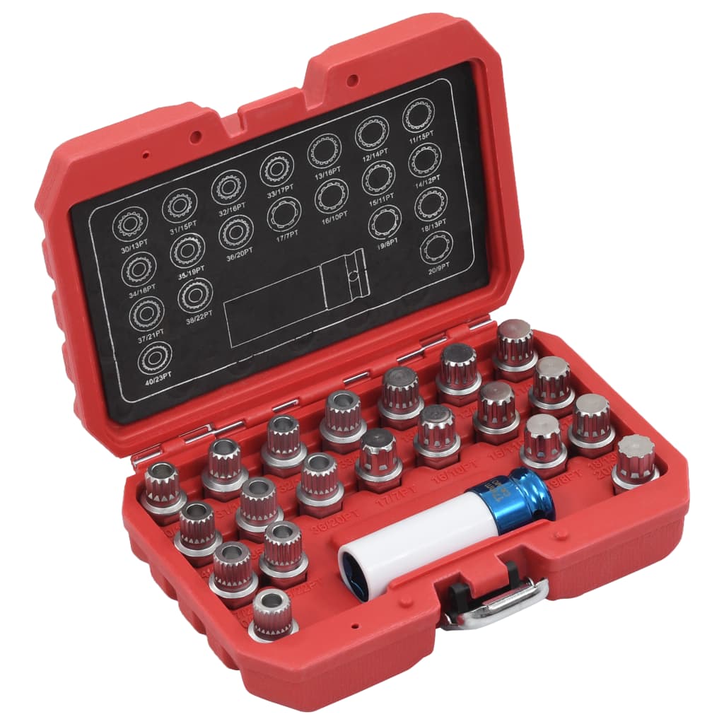 Jeu De Douilles De Verrouillage De Jante 21 Pcs Pour Bmw