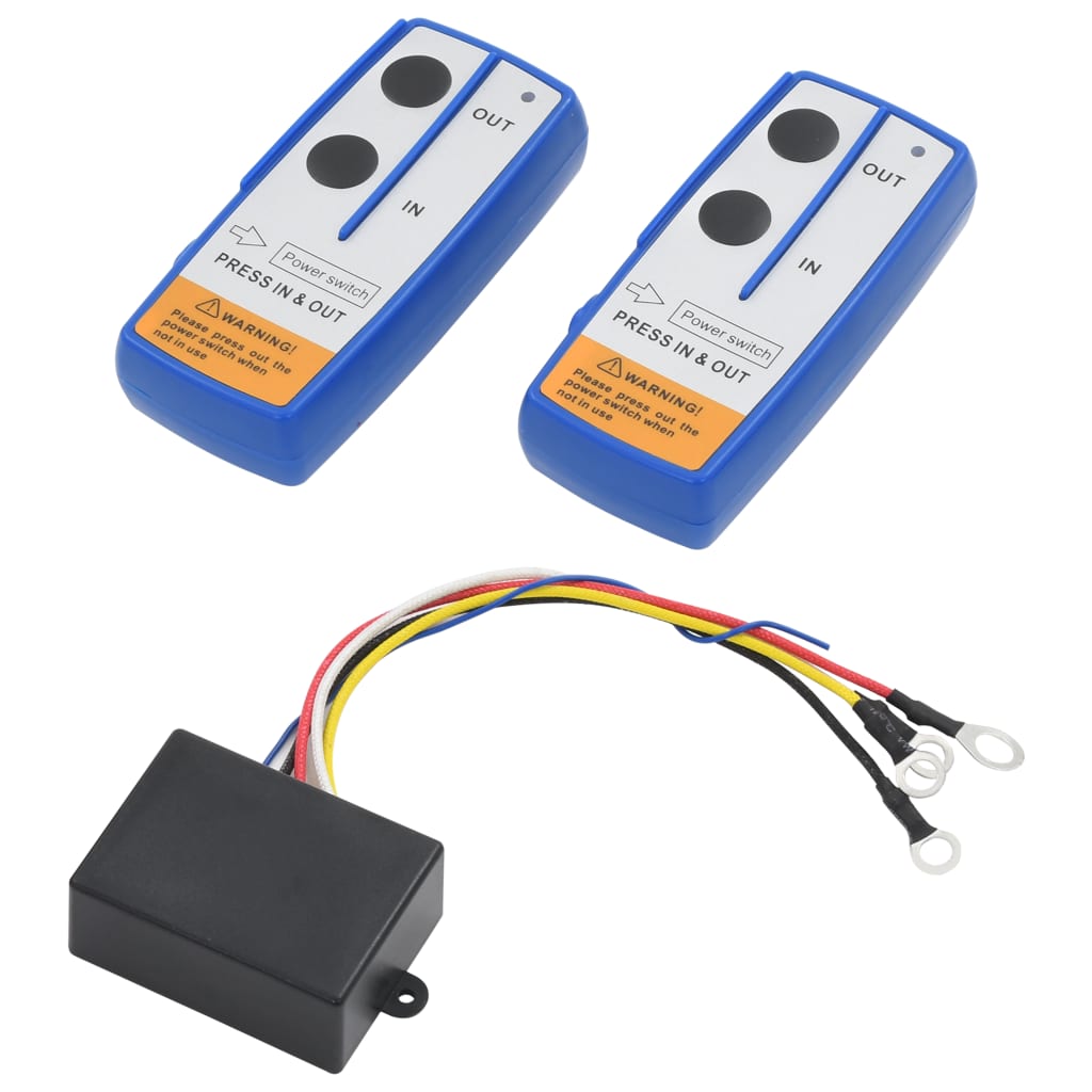 2 Pcs Télécommandes Sans Fil Pour Treuil Avec Récepteur
