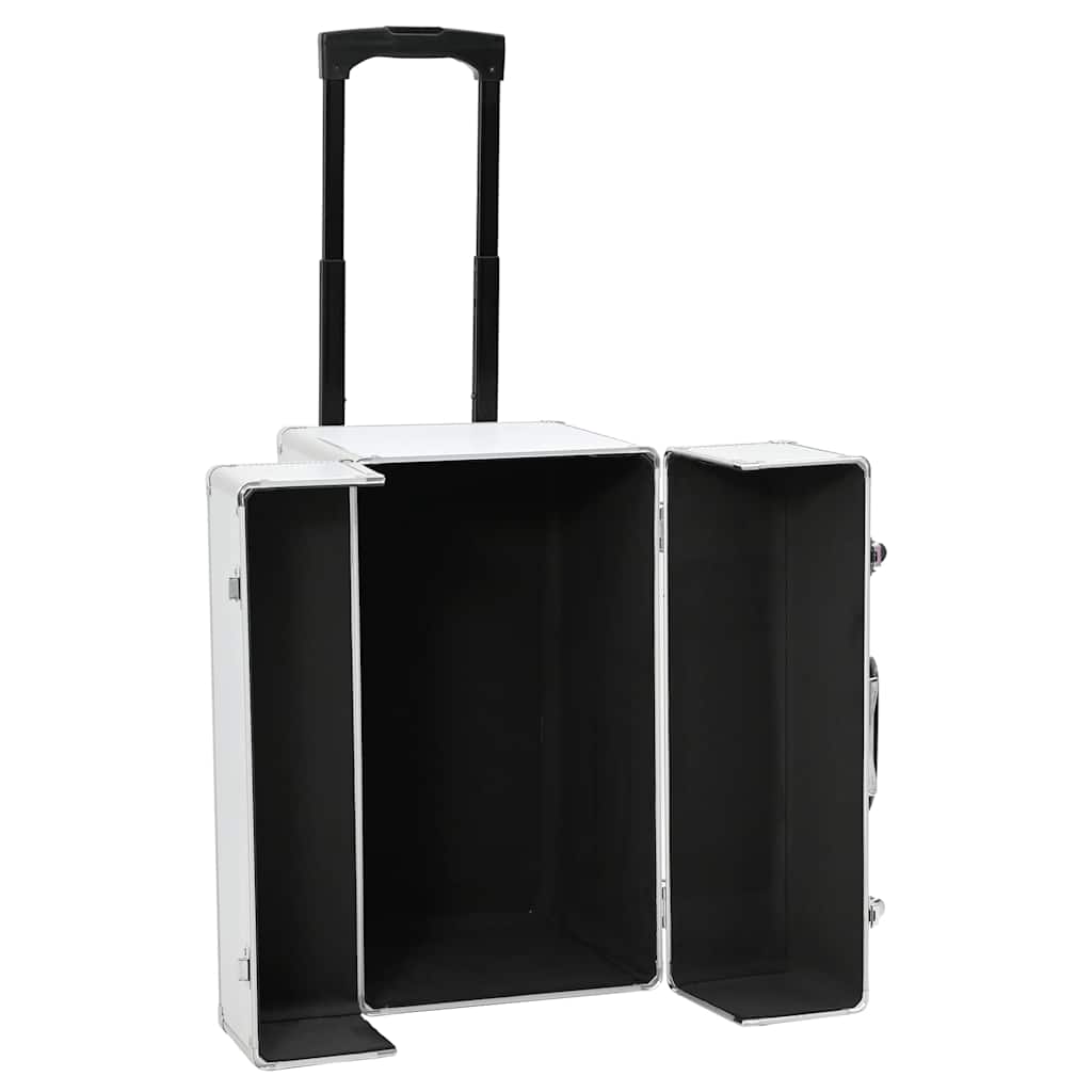 Valise De Pilote Argenté Aluminium