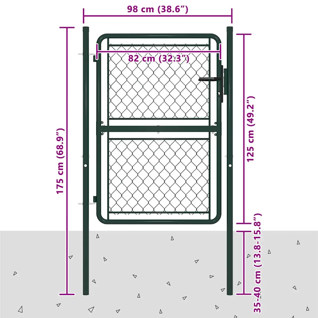 Portail De Jardin En Acier