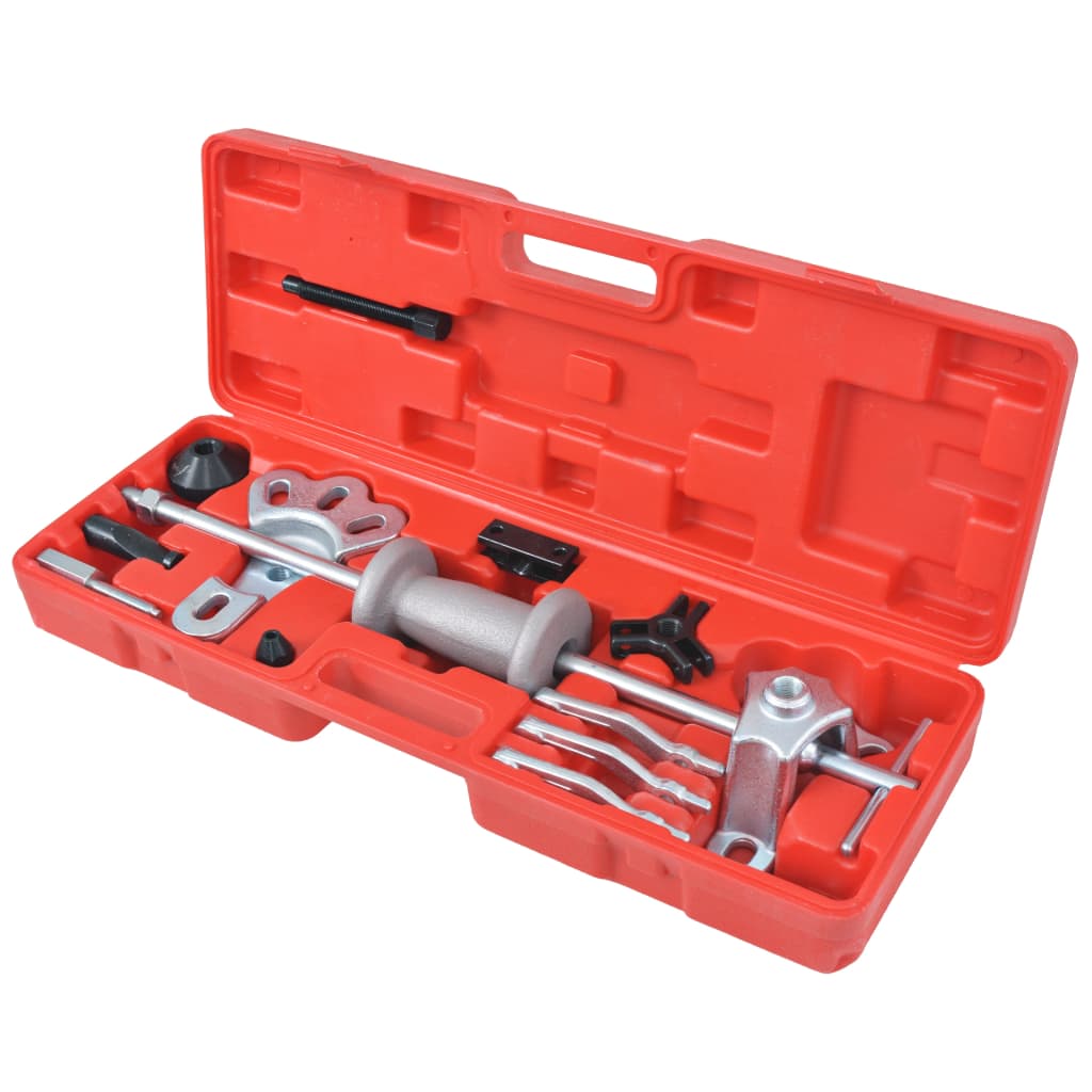 Outils De Voiture Coulissants À 9 Voies 17 Pcs