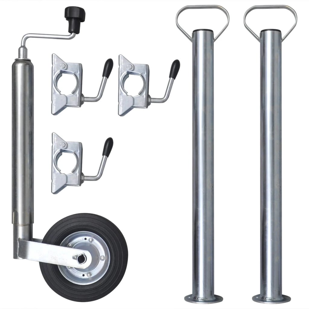 Roue De Jauge 48 Mm Avec 2 Tubes De Support Et 3 Colliers