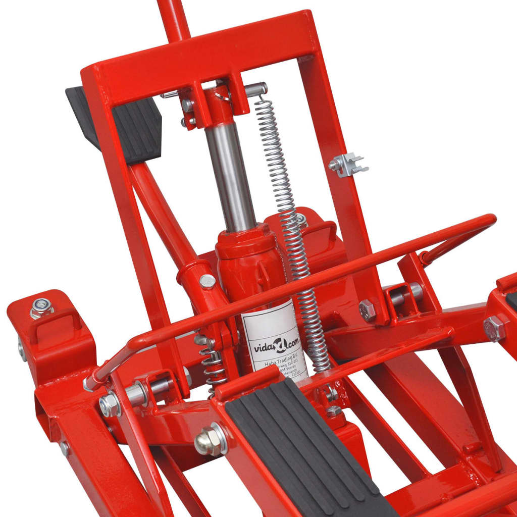 Cric Hydraulique De Moto / Vtt 680 Kg Rouge