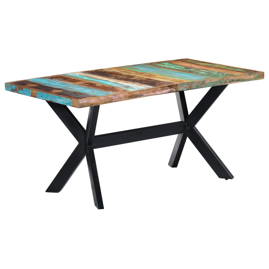 Table À Manger Bois De Récupération Massif