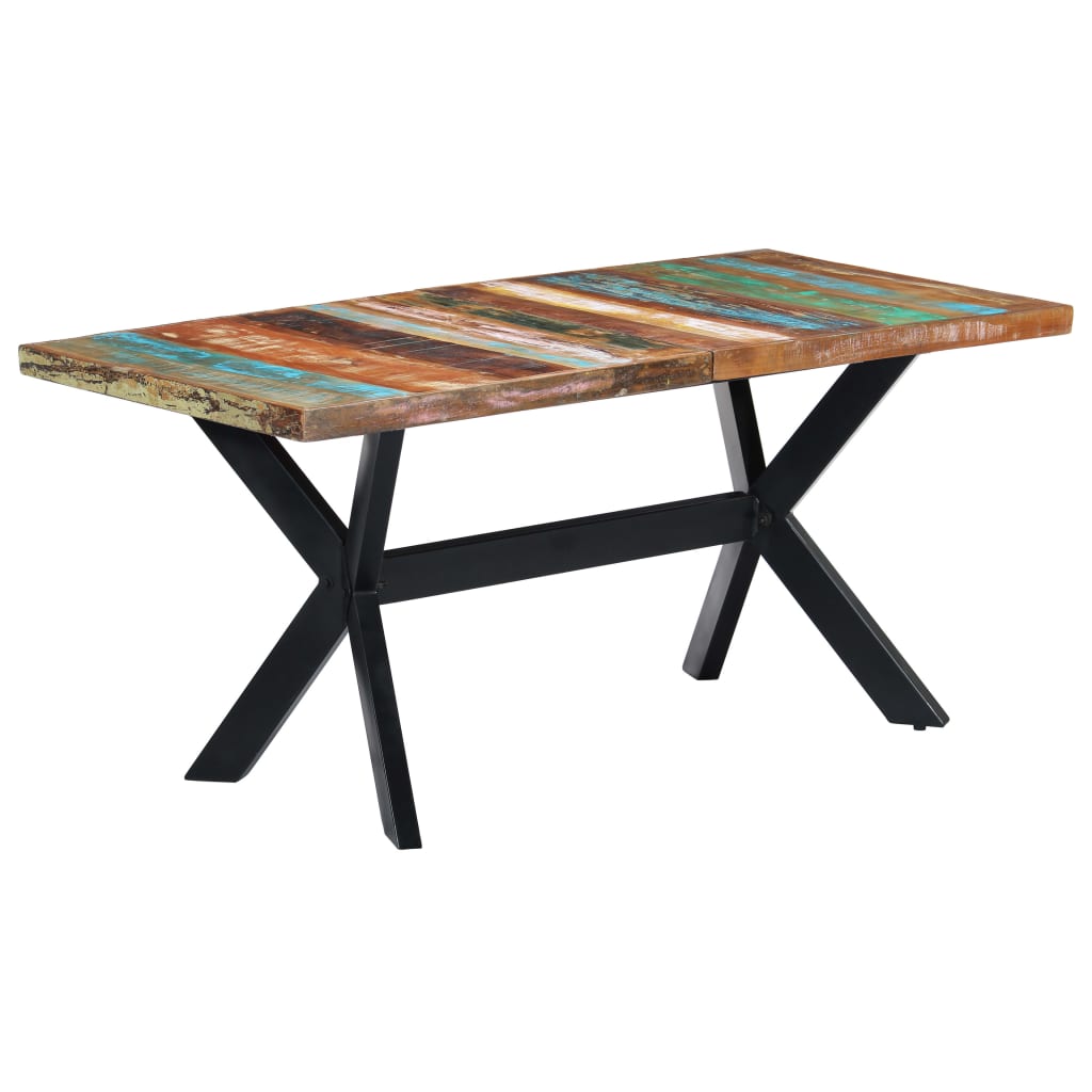 Table À Manger Bois De Récupération Massif