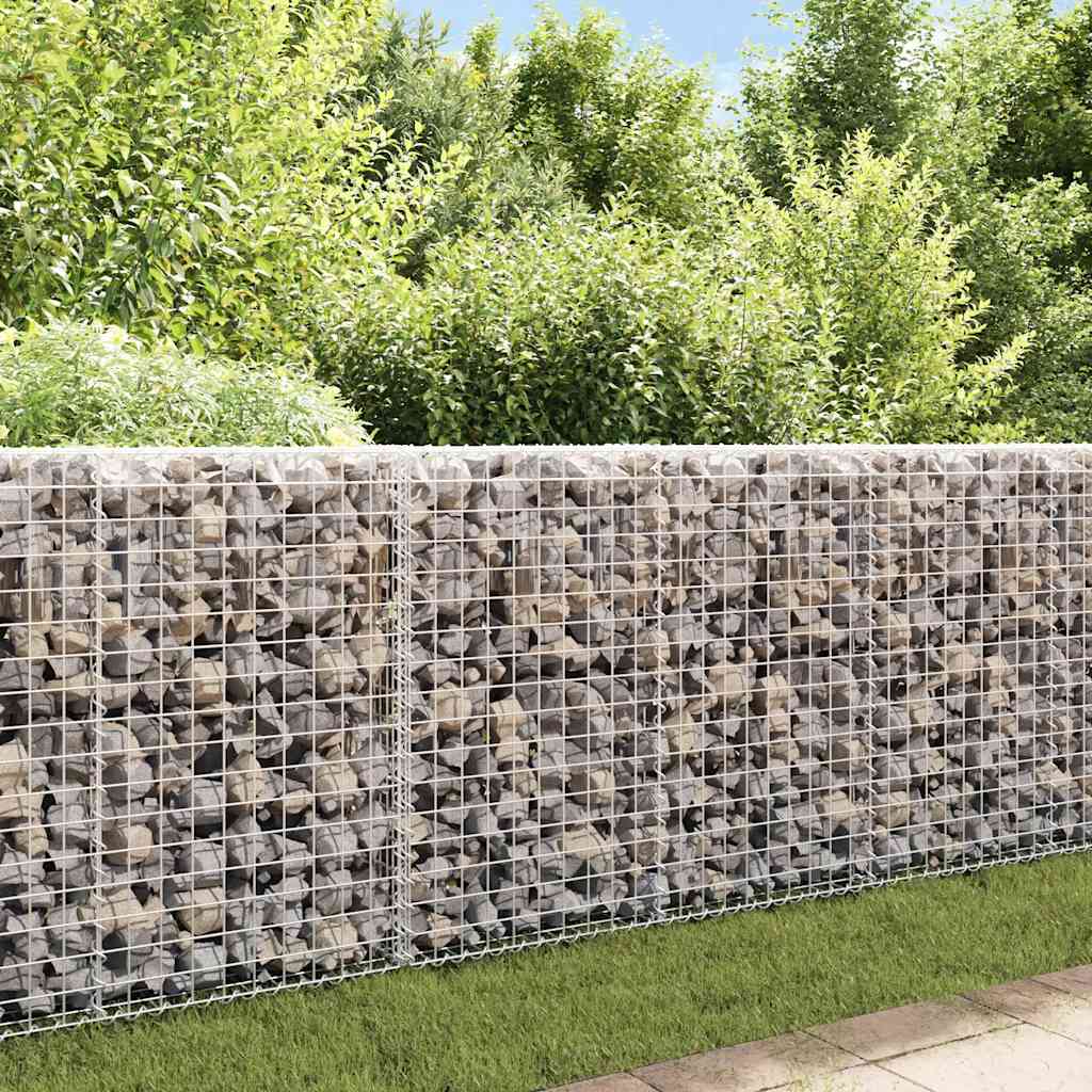 Mur À Gabion Avec Couvercles Acier Galvanisé