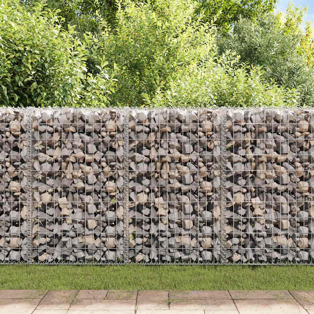 Mur À Gabion Avec Couvercles Acier Galvanisé