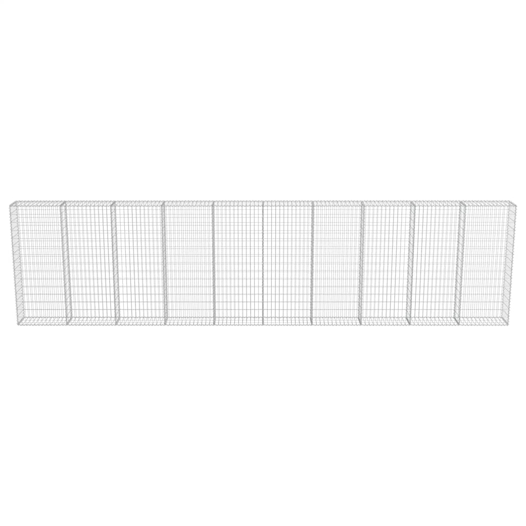 Mur À Gabion Avec Couvercles Acier Galvanisé