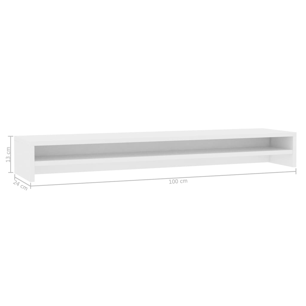 Support De Moniteur 100 X 24 X 13 Cm Bois D'ingénierie