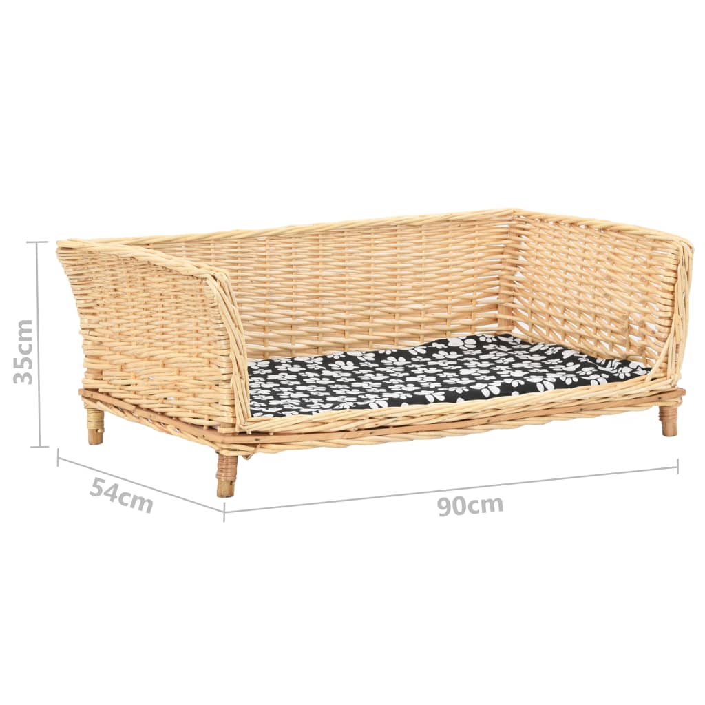 Panier Pour Chiens Avec Coussin Saule