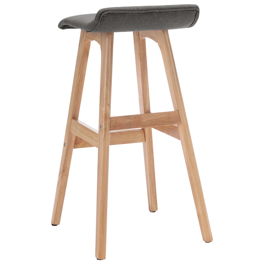 Chaise De Bar Gris Foncé Tissu