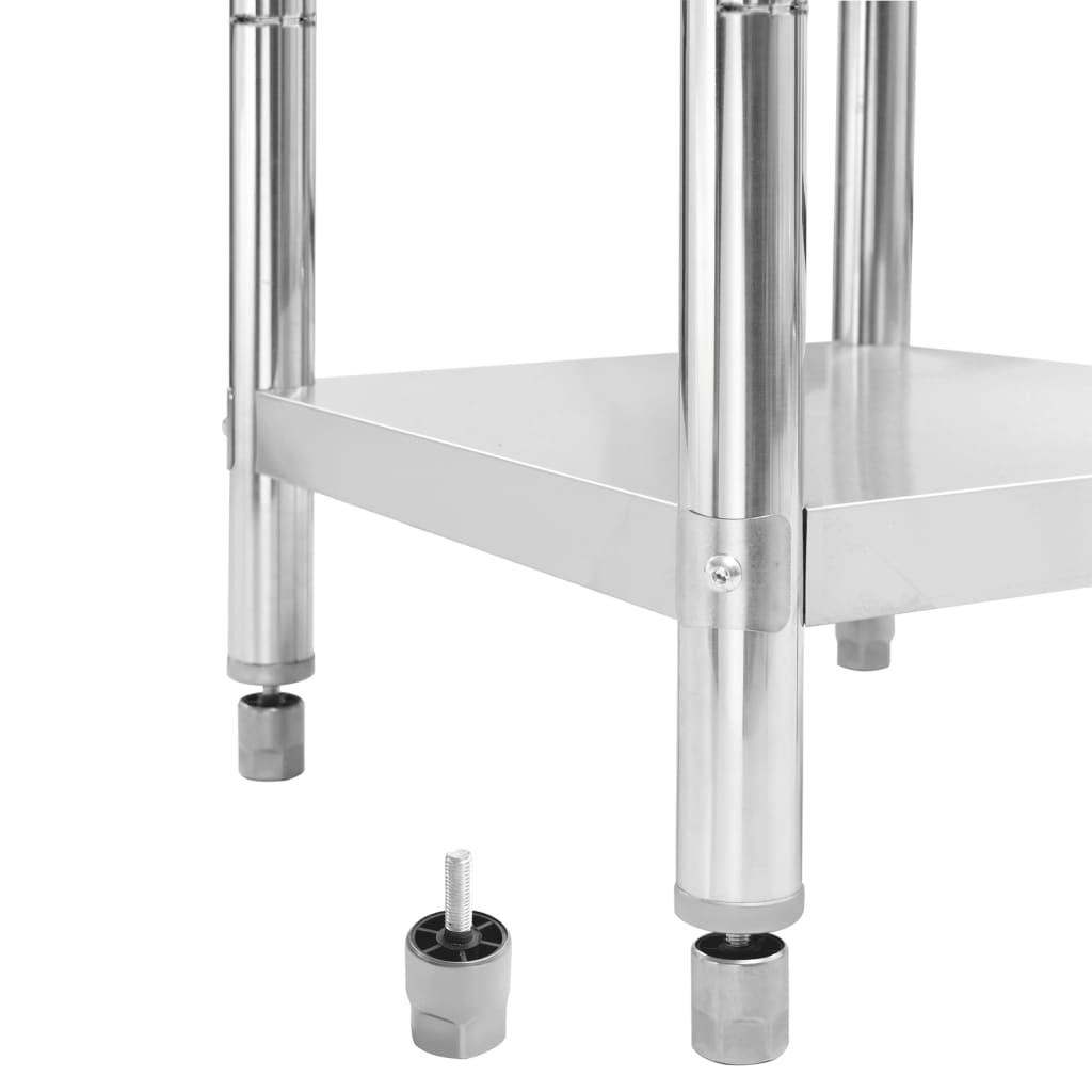Table De Travail De Cuisine Acier Inoxydable