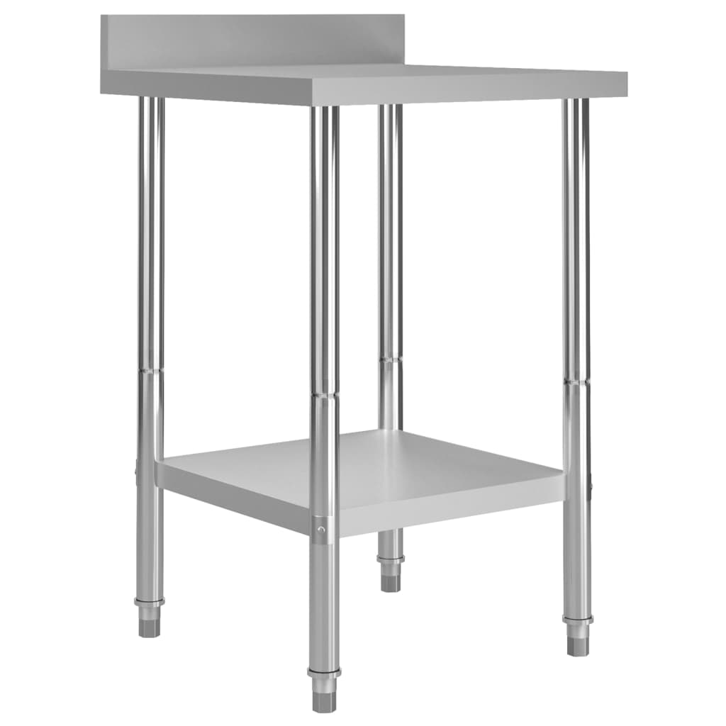 Table De Travail De Cuisine Acier Inoxydable