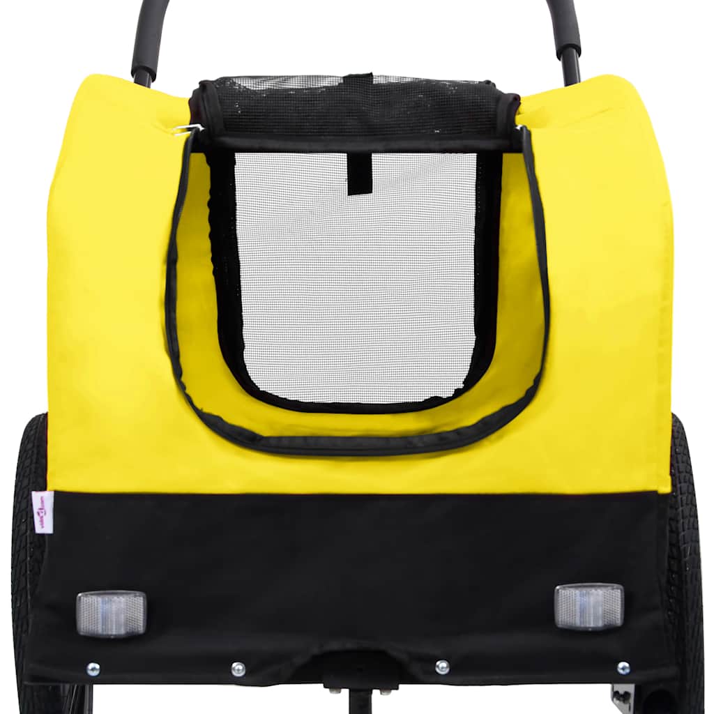 Remorque De Vélo Pour Chiens Et Poussette 2-En-1
