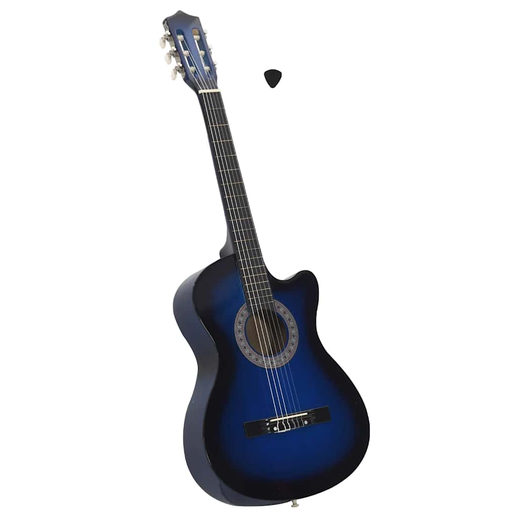 Guitare Acoustique Pan Coupé Western Avec 6 Cordes Tilleul