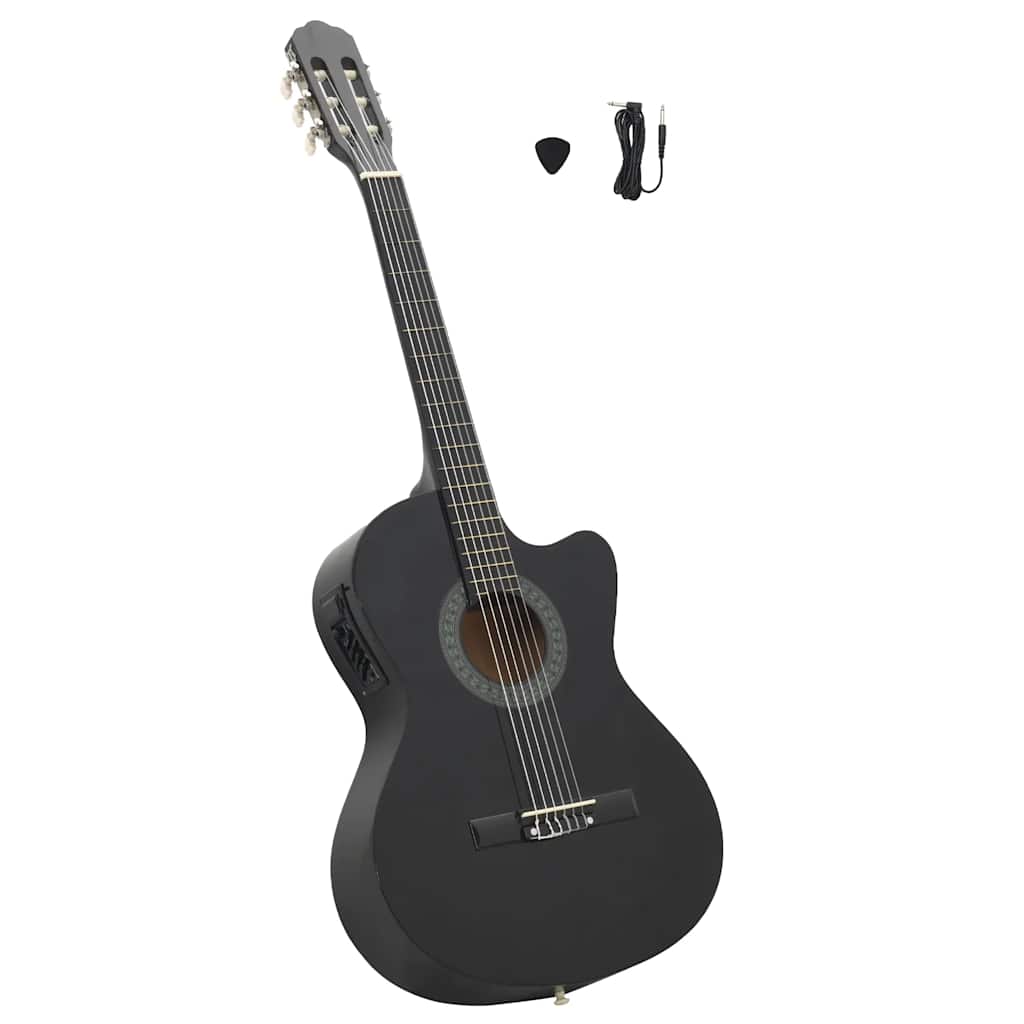 Guitare Découpée Classique Occidentale Avec Égaliseur 6 Cordes