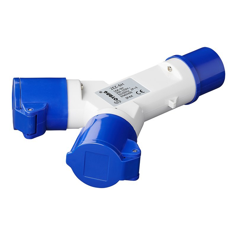 Proplus Cee 2-Weg Splitter 16 AmpÈRe Ip44 230 Volt 3-Polig