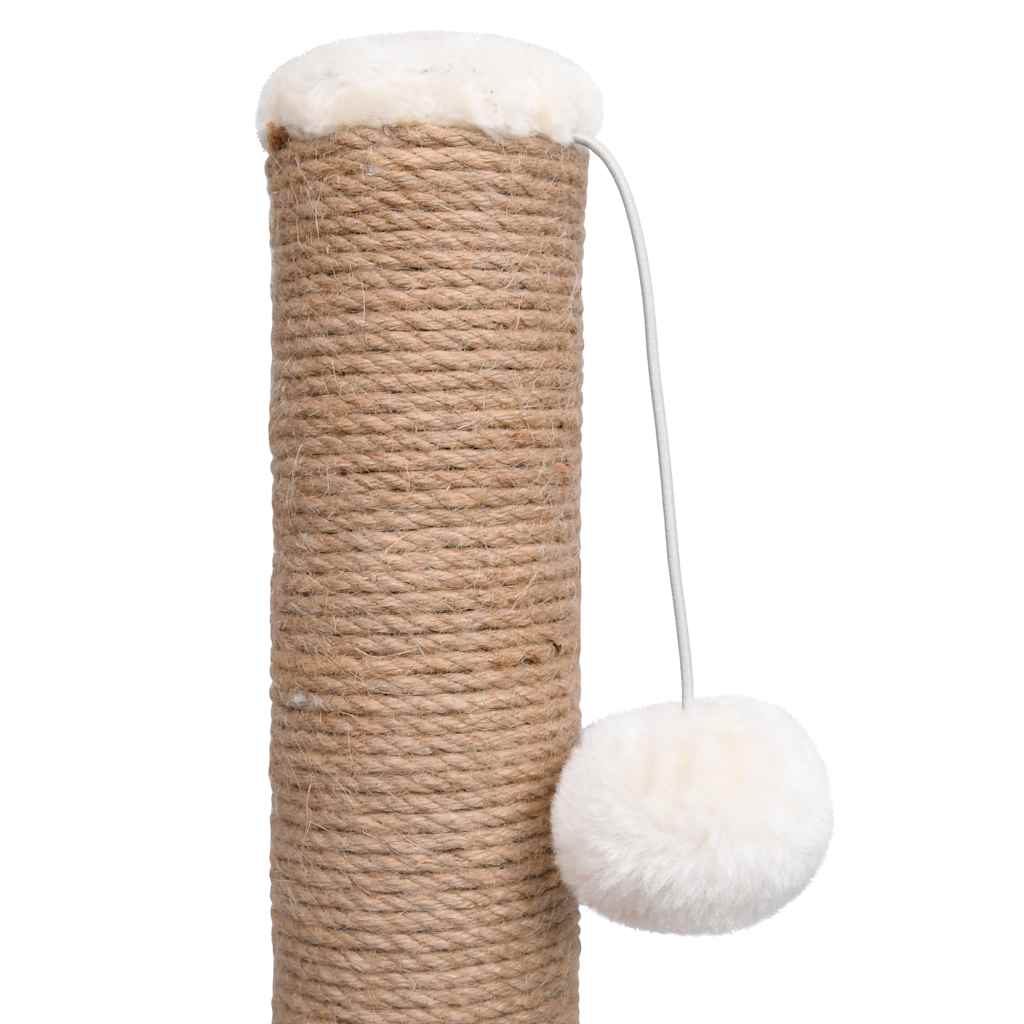 Arbre À Chat Avec Brosse De Toilettage En Arche Et Grattoir