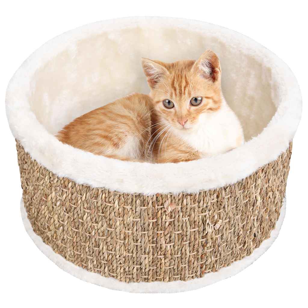Panier Pour Chat Rond 36 Cm Herbiers Marins