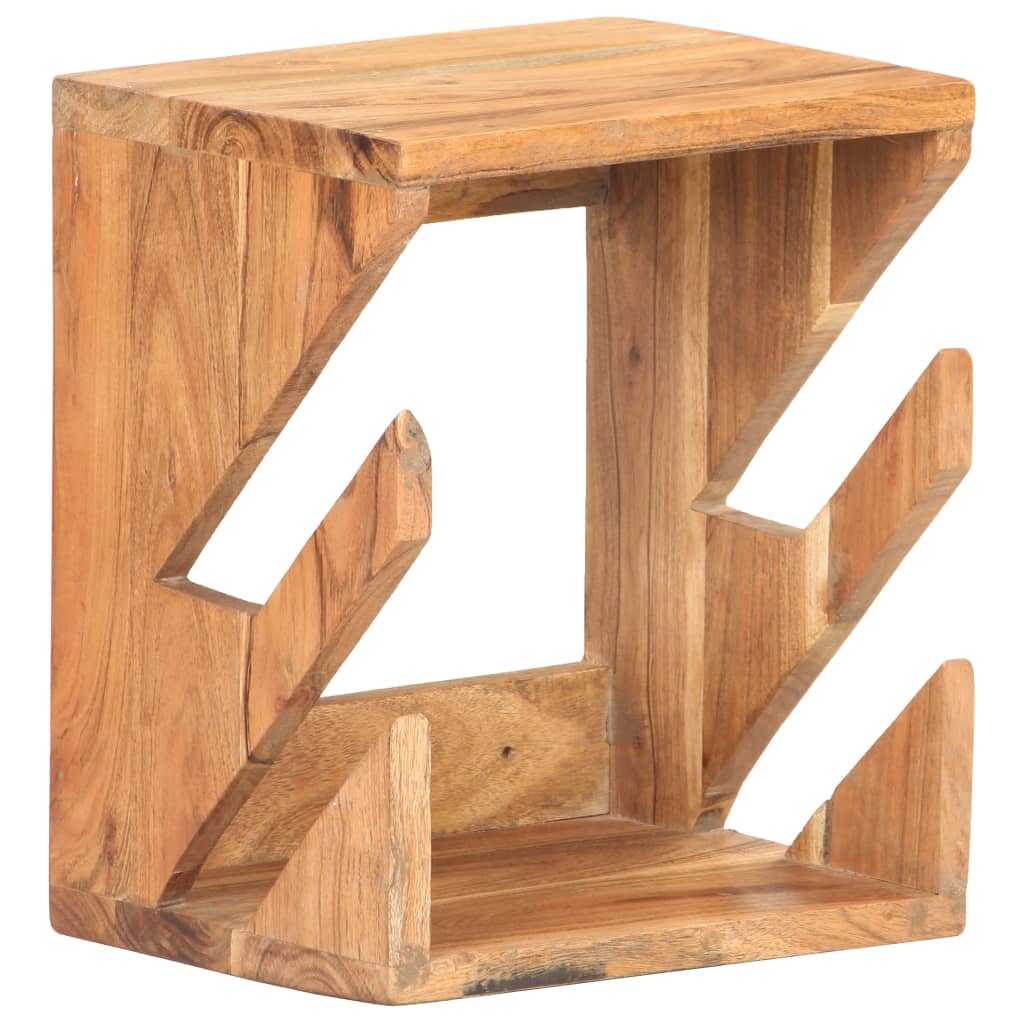 Support Mural De Planche À Roulettes 25X20X30 Cm Bois Manguier
