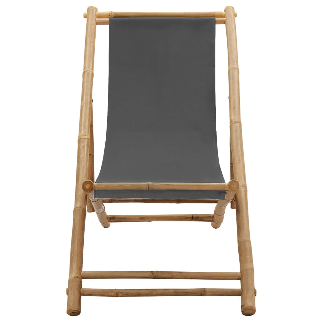 Chaise De Terrasse Bambou Et Toile