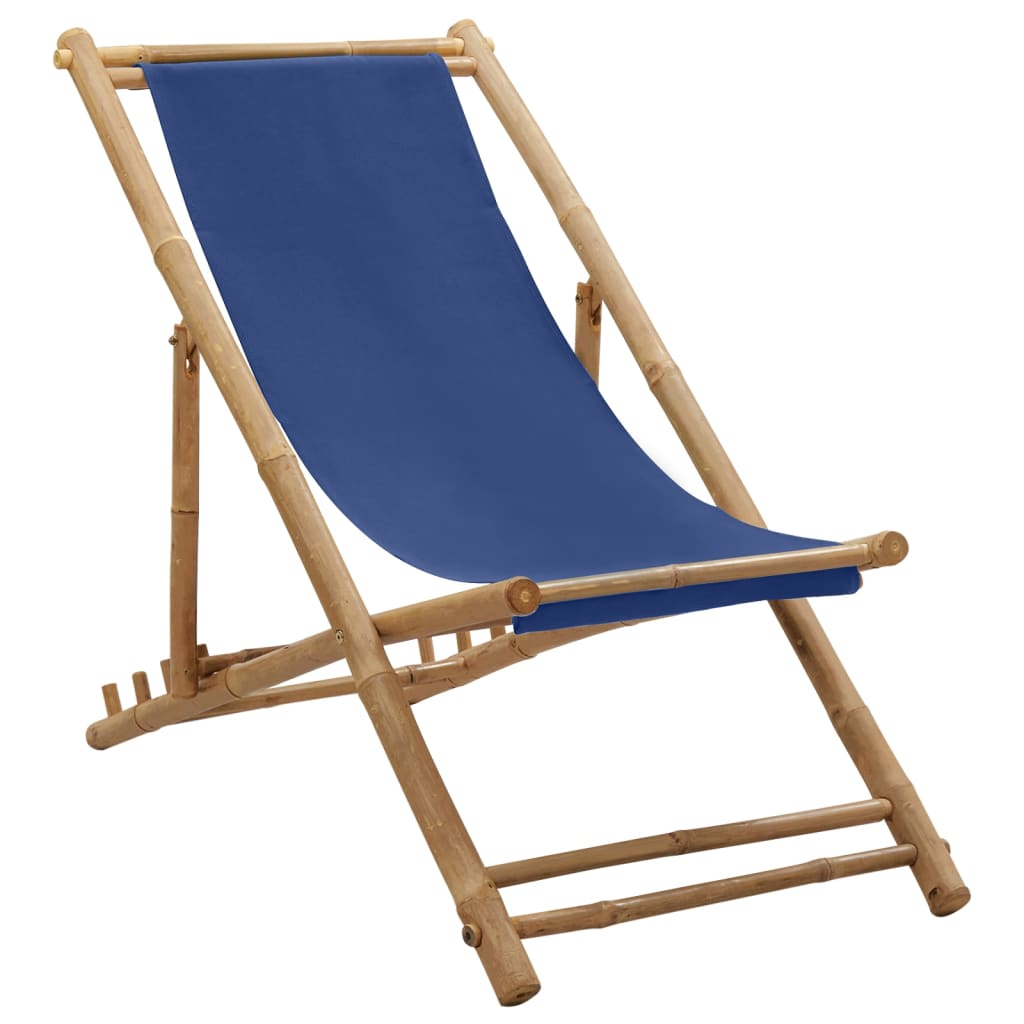 Chaise De Terrasse Bambou Et Toile