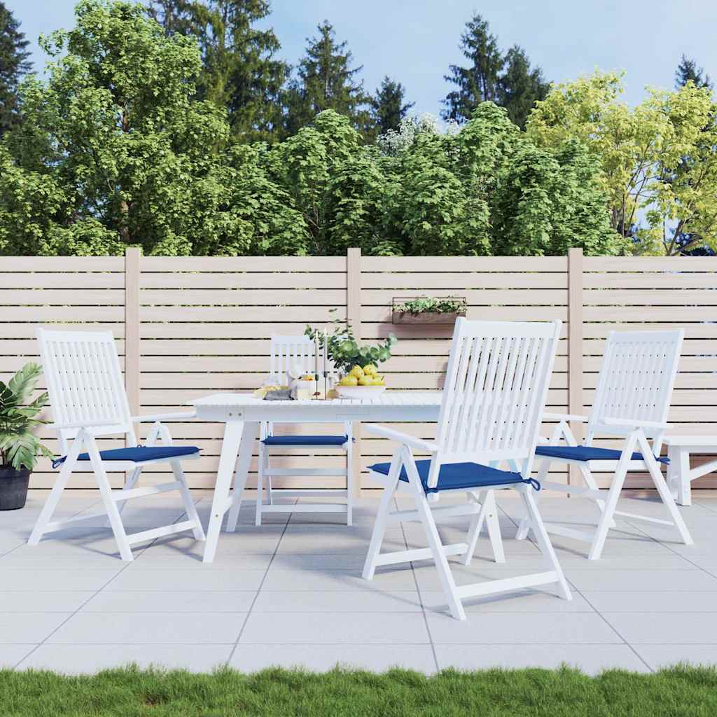 Coussins De Chaise De Jardin Lot De 6 Carreaux Rouges 40X40X3Cm