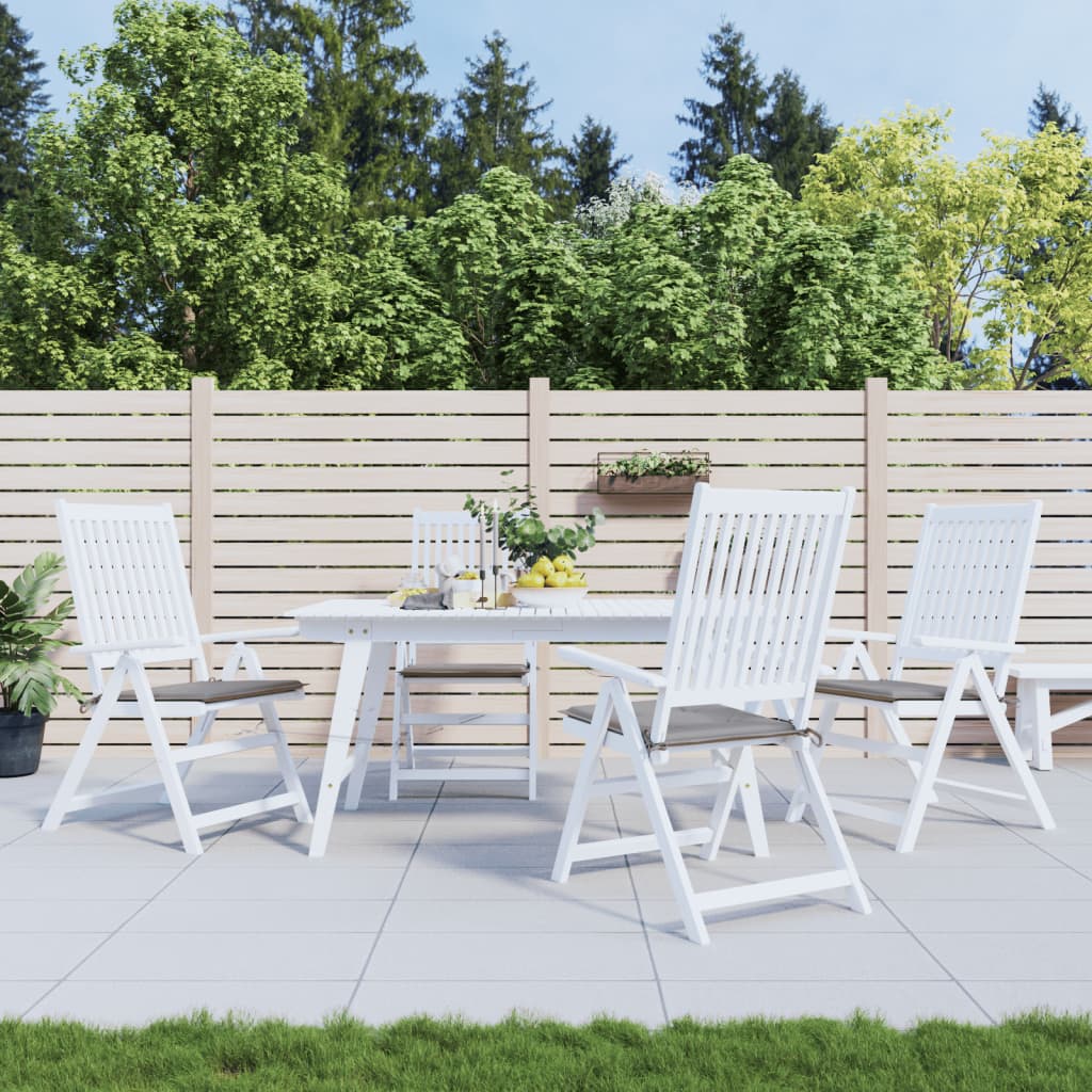 Coussins De Chaise De Jardin Lot De 6 Carreaux Rouges 40X40X3Cm