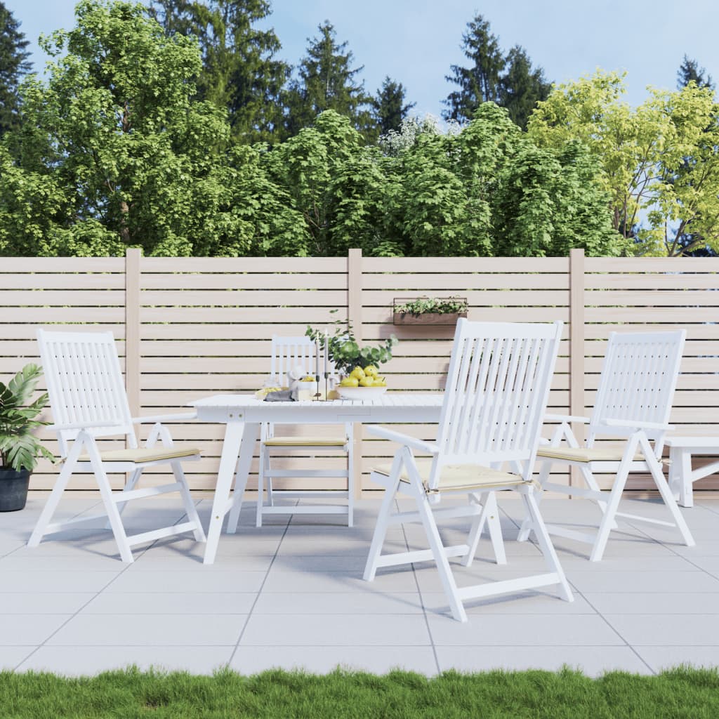 Coussins De Chaise De Jardin Lot De 6 Carreaux Rouges 40X40X3Cm