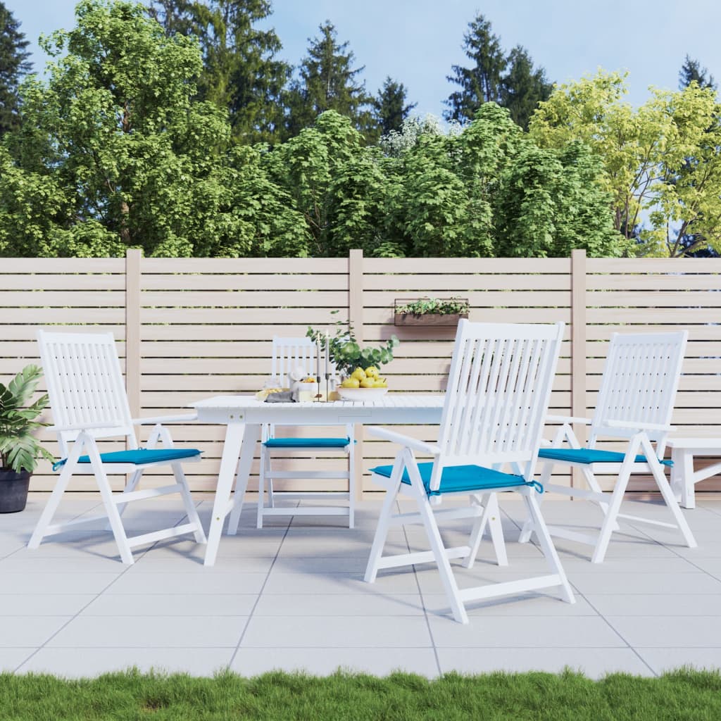 Coussins De Chaise De Jardin Lot De 6 Carreaux Rouges 40X40X3Cm