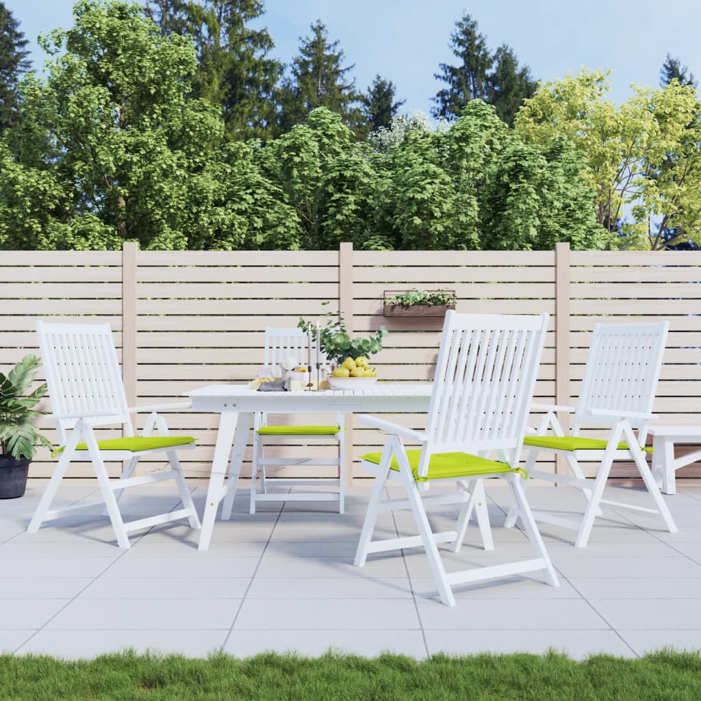 Coussins De Chaise De Jardin Lot De 6 Carreaux Rouges 40X40X3Cm
