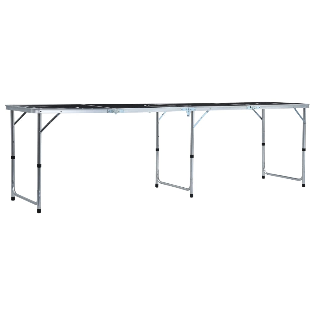 Table De Bière-Pong Pliable Avec Tasses Et Balles 240 Cm