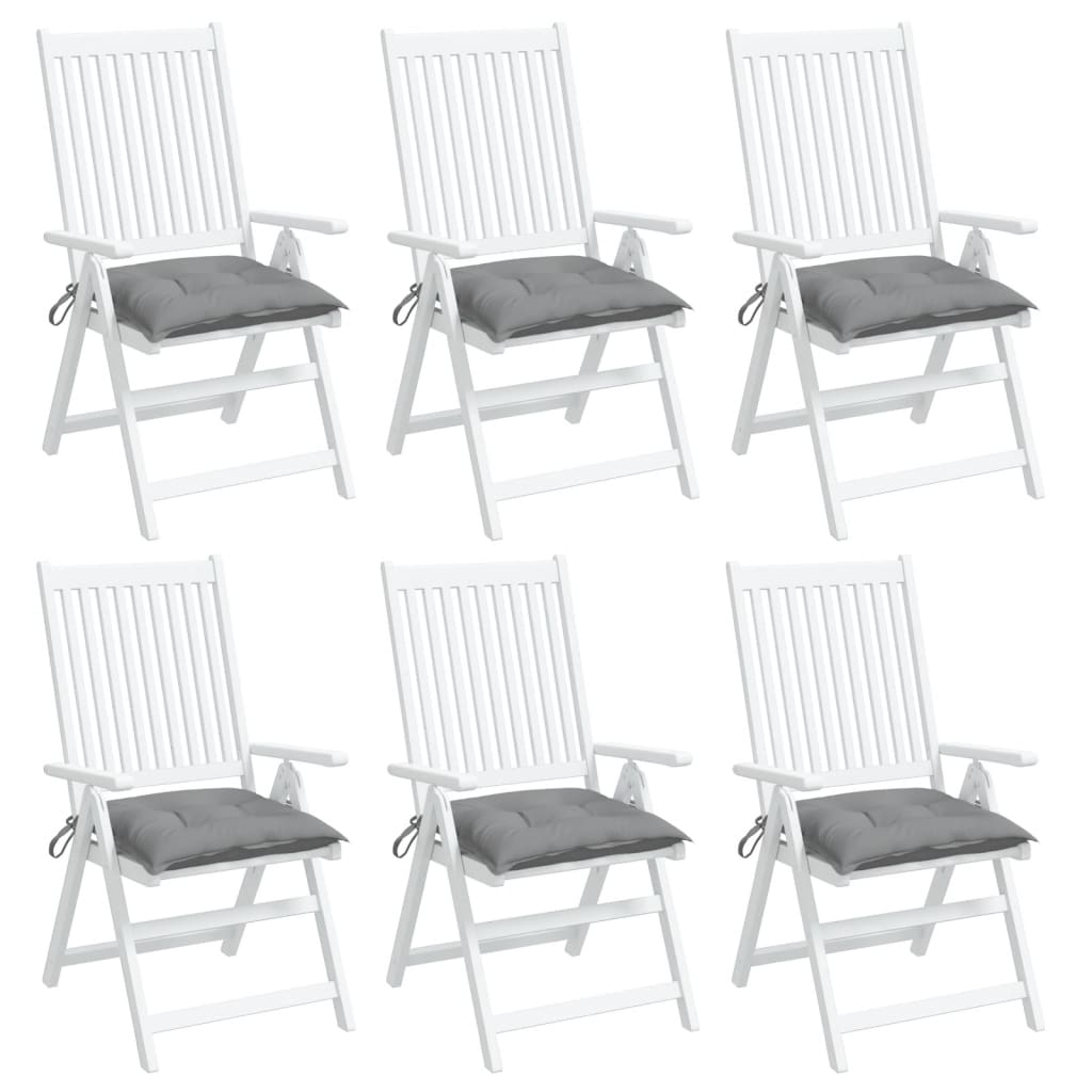 Coussins De Chaise Lot De 6 Tissu Oxford