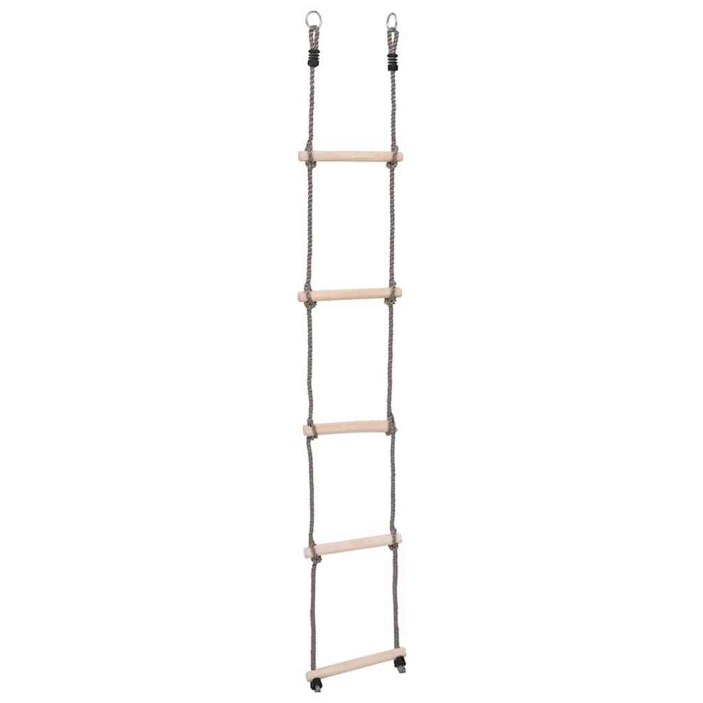 Échelle À 5 Échelons 210 Cm Bois De Pin Massif