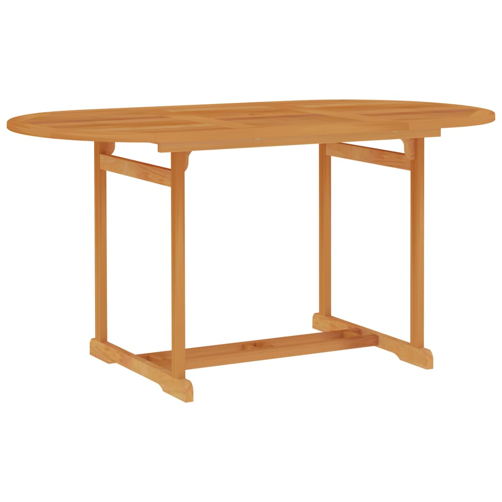 Ensemble À Manger De Jardin 7 Pcs Bois De Teck Massif