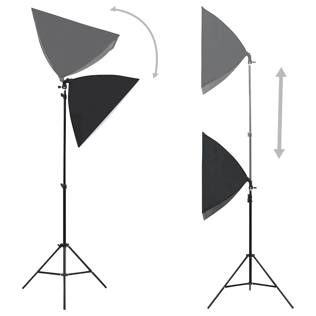 Kit De Studio Photo Boîtes À Lumière Toile De Fond Réflecteur
