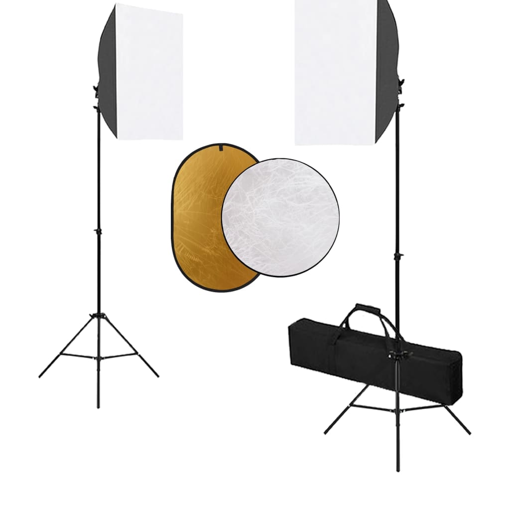 Kit De Studio Photo Avec Boîte À Lumière Et Réflecteur