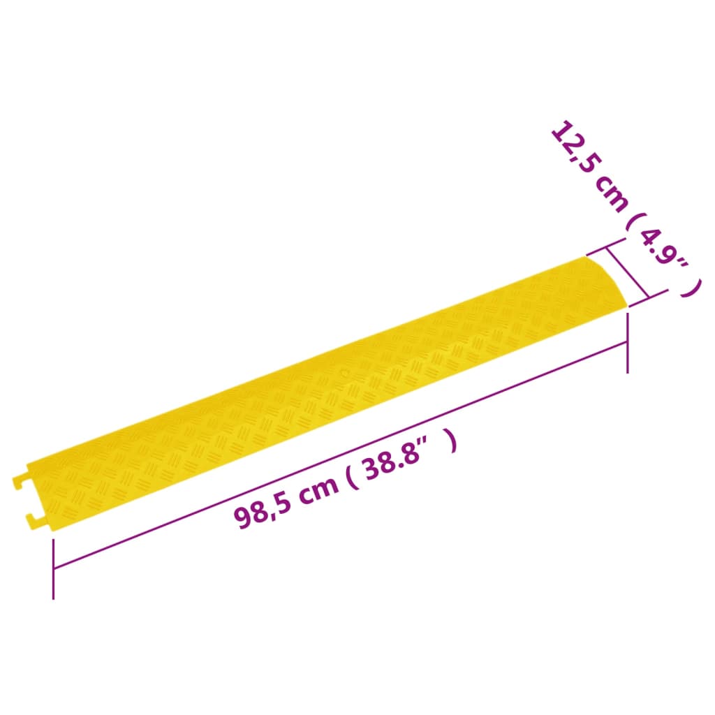 Rampes De Protection De Câble 4 Pcs 98,5 Cm