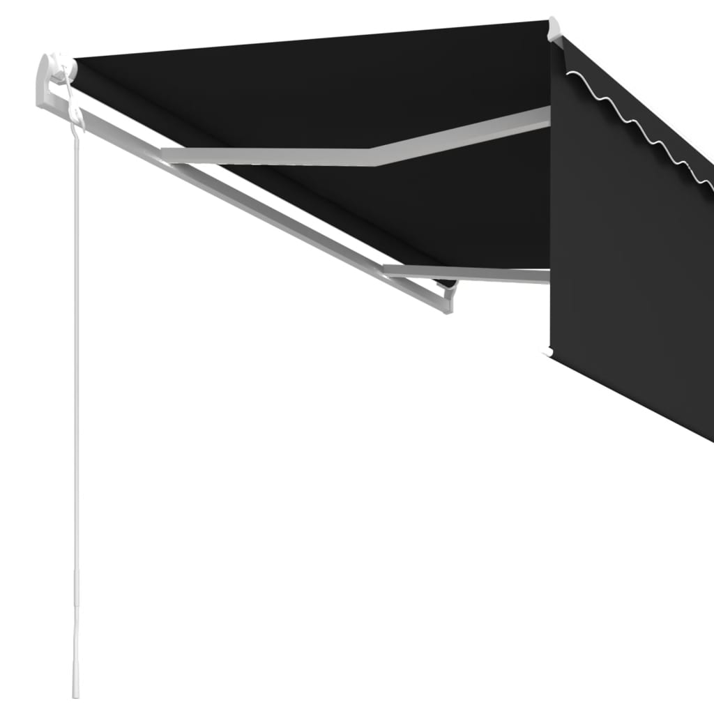 Auvent Rétractable Automatique Avec Store 3X2,5 M Anthracite