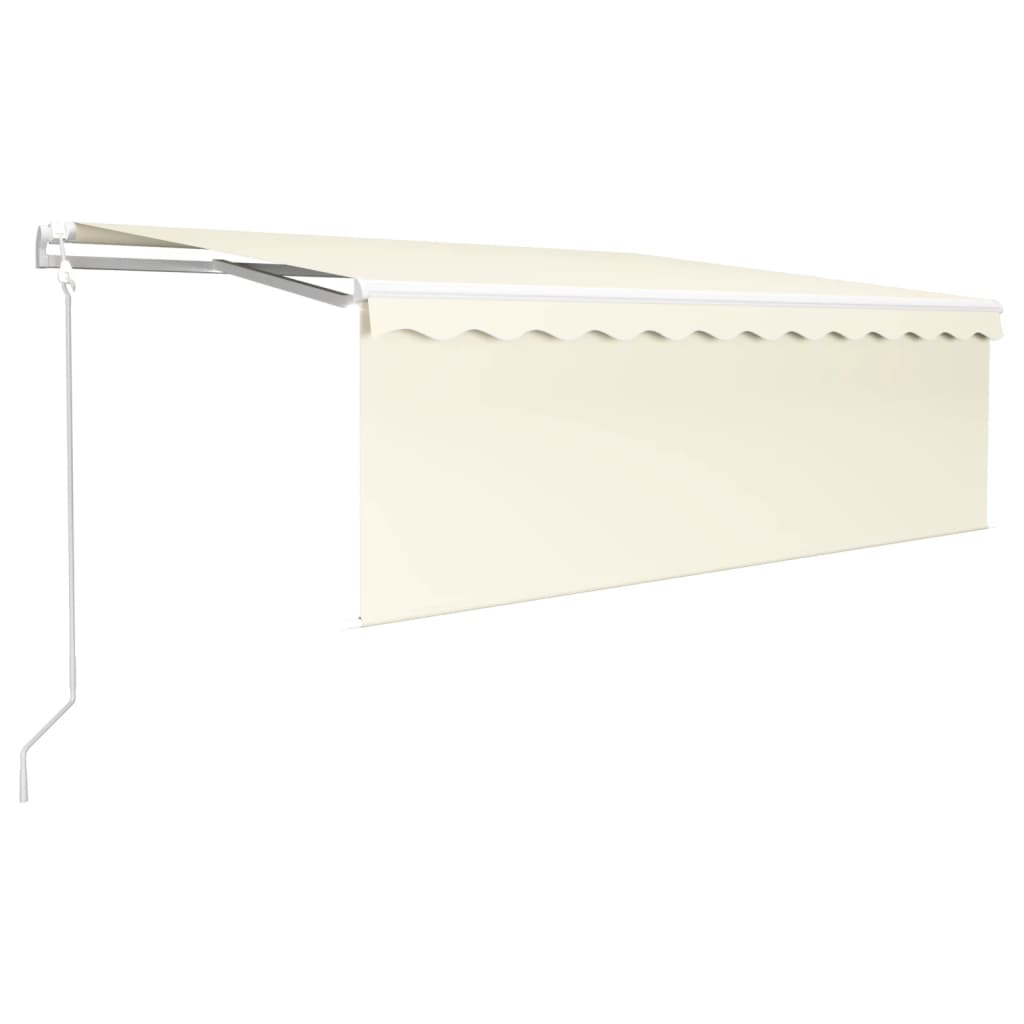 Auvent Automatique Store Capteur De Vent Et Led Crème