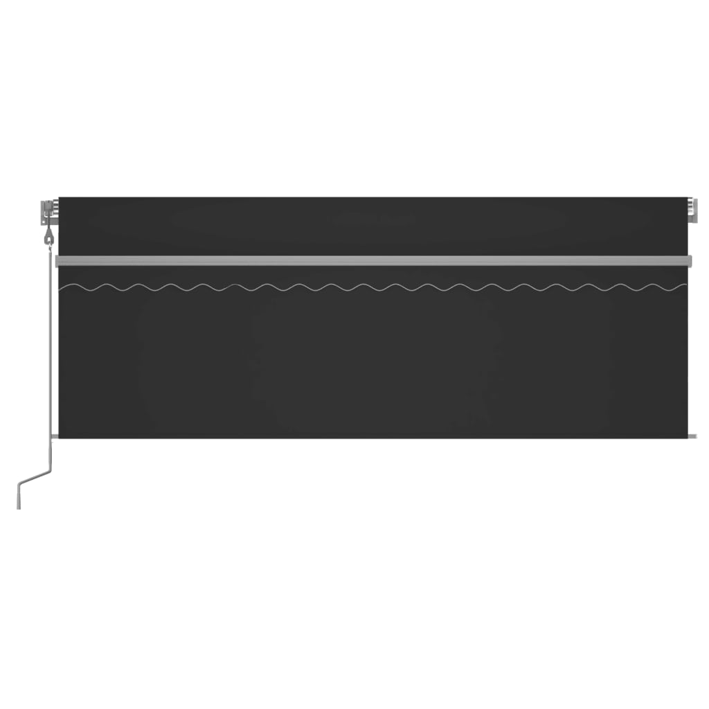 Auvent Automatique Rétractable Avec Store Anthracite