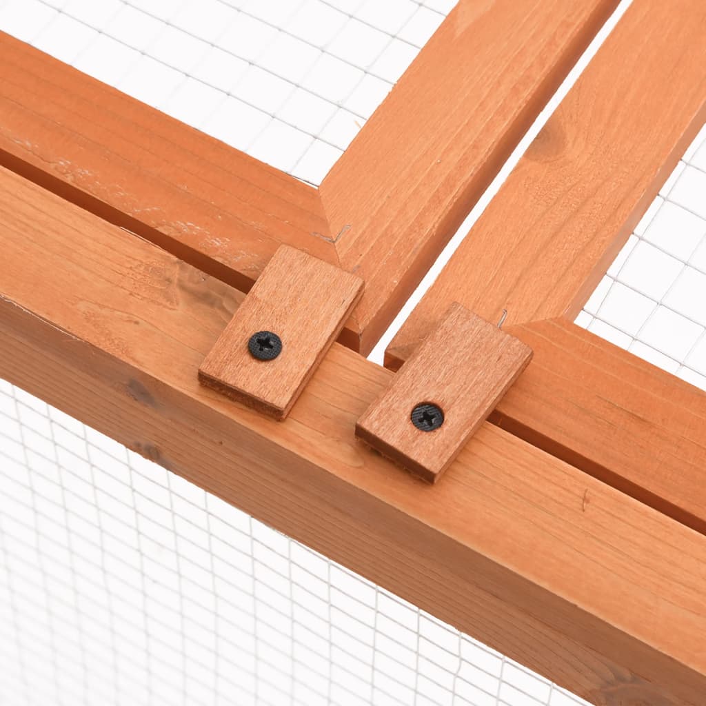 Cage Pour Animaux De Jardin 150X100X50 Cm Bois De Sapin Massif