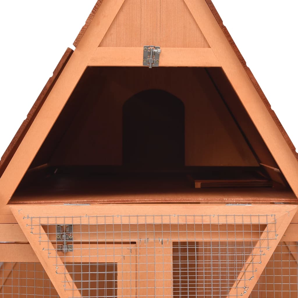 Clapier 152X127X109,5 Cm Bois De Sapin Massif